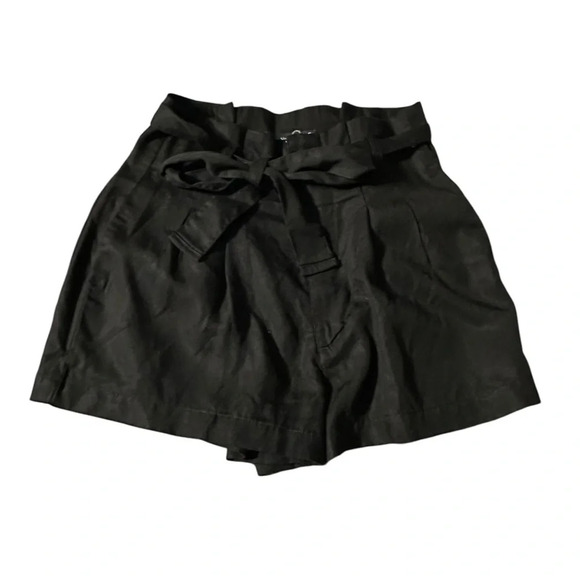 Abercrombie & Fitch women's size small paper bag black shorts - Picture 1 of 4